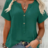 Van Elst Mode® | Elegante V-Ausschnitt Bluse
