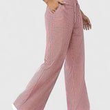 Bequeme Weite Hose mit Eleganten Details