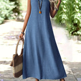 Clara | Ärmelloses Maxikleid
