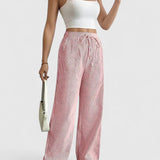 Bequeme Weite Hose mit Eleganten Details