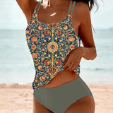 Bedruckter Sommer-Tankini