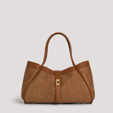 Mayfair Tasche aus Leder und Rafia Limited Edition Leder