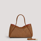 Mayfair Tasche aus Leder und Rafia Limited Edition Leder