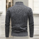 Luxuriöser Rollkragenpullover Aus Strick