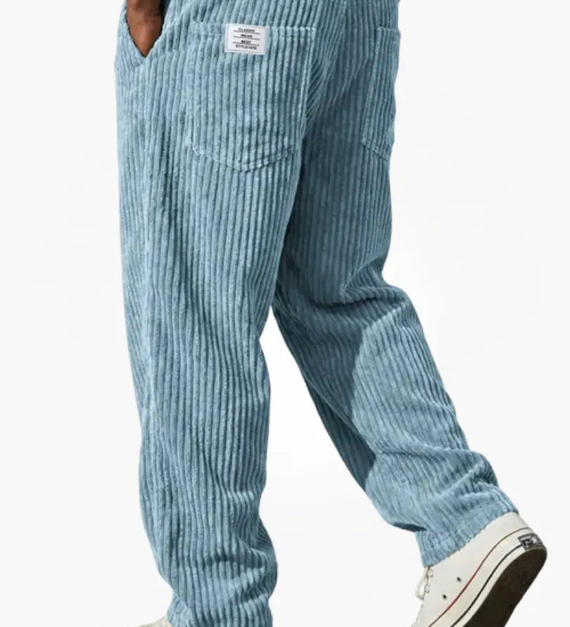 Herren Cordhose mit elastischem Bund