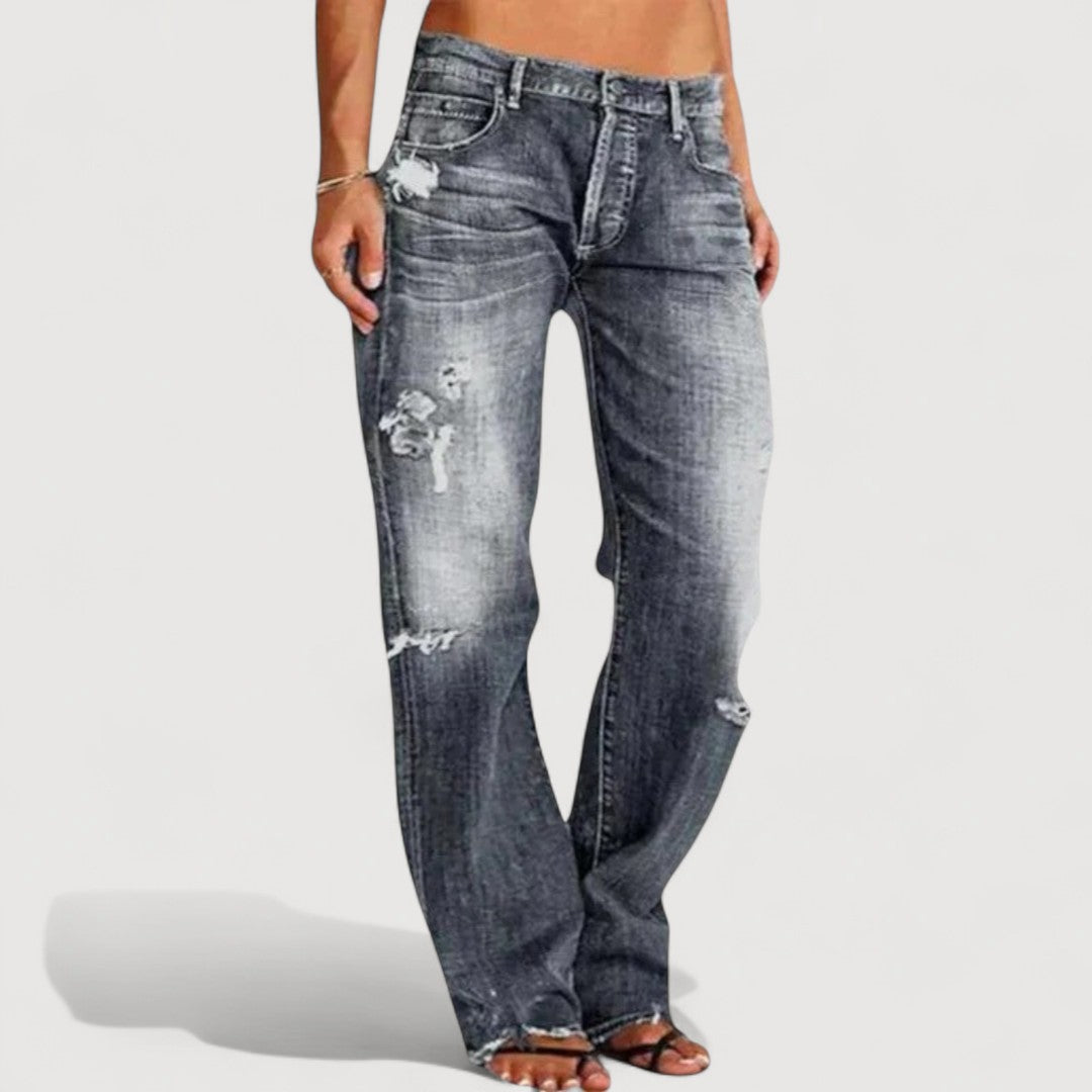 Hazel Relaxed Wide-Leg Jeans