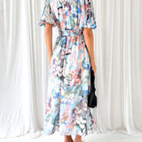 Celine | Weibliches Kleid mit Blumenmuster