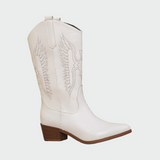 Charlotte - Kunstleder Western Cowboy Stiefel