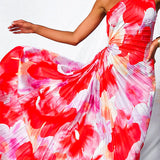 Yanira | Plissiertes Kleid mit einem Träger