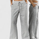 Bequeme Weite Hose mit Eleganten Details