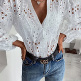 Van Elst Mode® | Bestickte Bluse