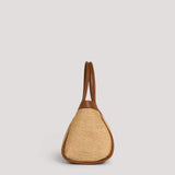 Mayfair Media Tasche aus Leder und Rafia
