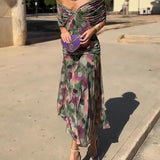 Lady™ - Elegantes Maxikleid für festliche Anlässe mit V-Ausschnitt