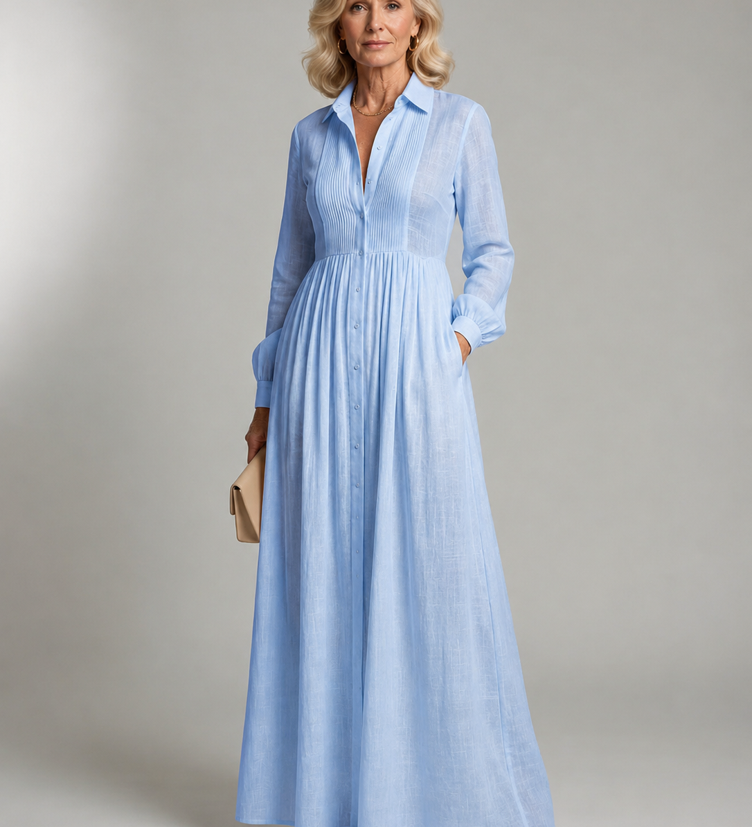 Lioren | Soft Flow Maxikleid