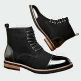 Madeleine - Oxford Kunstleder Stiefeletten