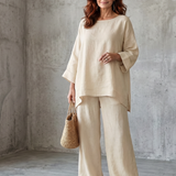 Prue | Oversized Tunika Weite Hose Set