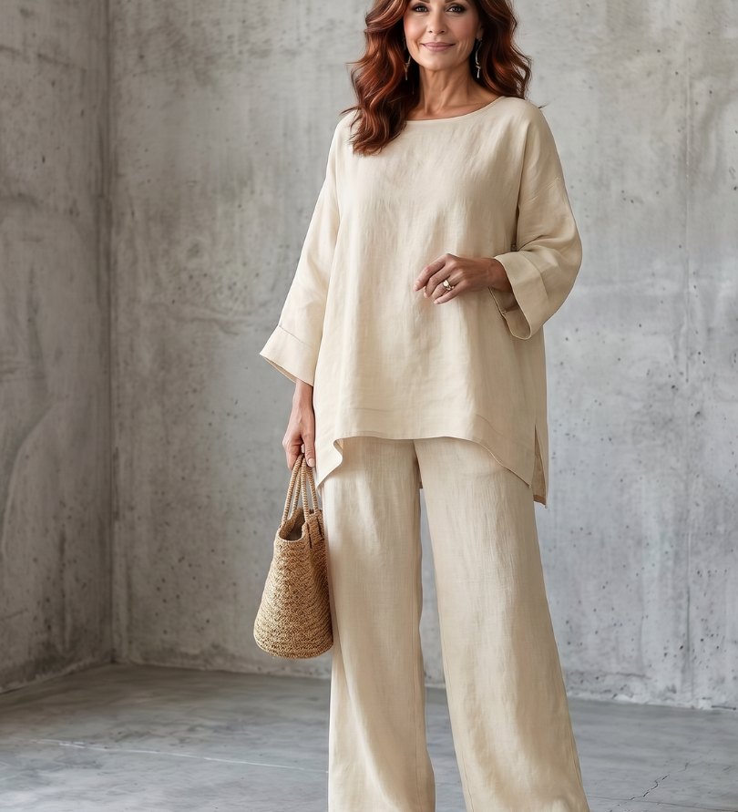 Prue | Oversized Tunika Weite Hose Set