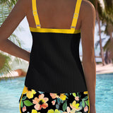 Elegantes Zweiteiliges Tankini-Set