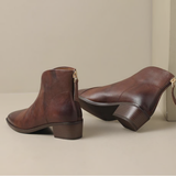 Chloe - Luxuriöse Niedrig-Absatz Stiefeletten