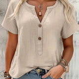 Van Elst Mode® | Elegante V-Ausschnitt Bluse