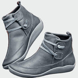 Abigail - Premium Kunstleder-Stiefeletten