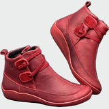 Abigail - Premium Kunstleder-Stiefeletten