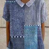 Allie | Patchwork Druckhemd