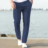 Herren Freizeithose mit elastischem Bund – Bequeme und stilvolle Stoffhose für Alltag und Urlaub