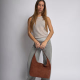 Suede Daily Leather Tote