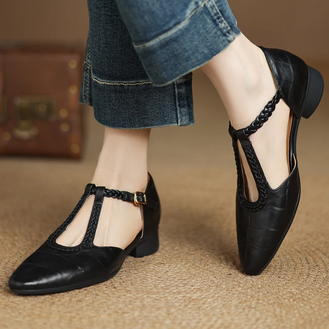 Olivia | Leder Mary Janes