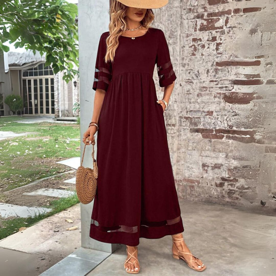 Aubrey™ | Figurbetontes midi Kleid mit Bauchweg-Effekt
