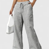 Bequeme Weite Hose mit Eleganten Details