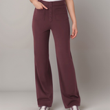Elastische Hose mit hoher Taille