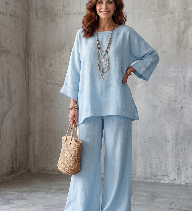 Prue | Oversized Tunika Weite Hose Set