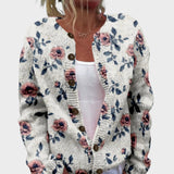Laoise - Blütenstrick-Cardigan