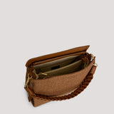 Braid-Handtasche aus Leder und Rafia Limited Edition Leder