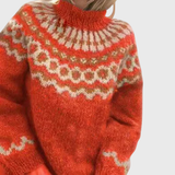 Lara | Gemütlicher Pullover mit hohem Kragen