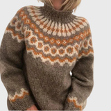 Lara | Gemütlicher Pullover mit hohem Kragen