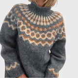 Lara | Gemütlicher Pullover mit hohem Kragen