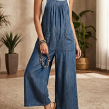 Solmira™ | Lockerer Denim-Overall mit Trägern