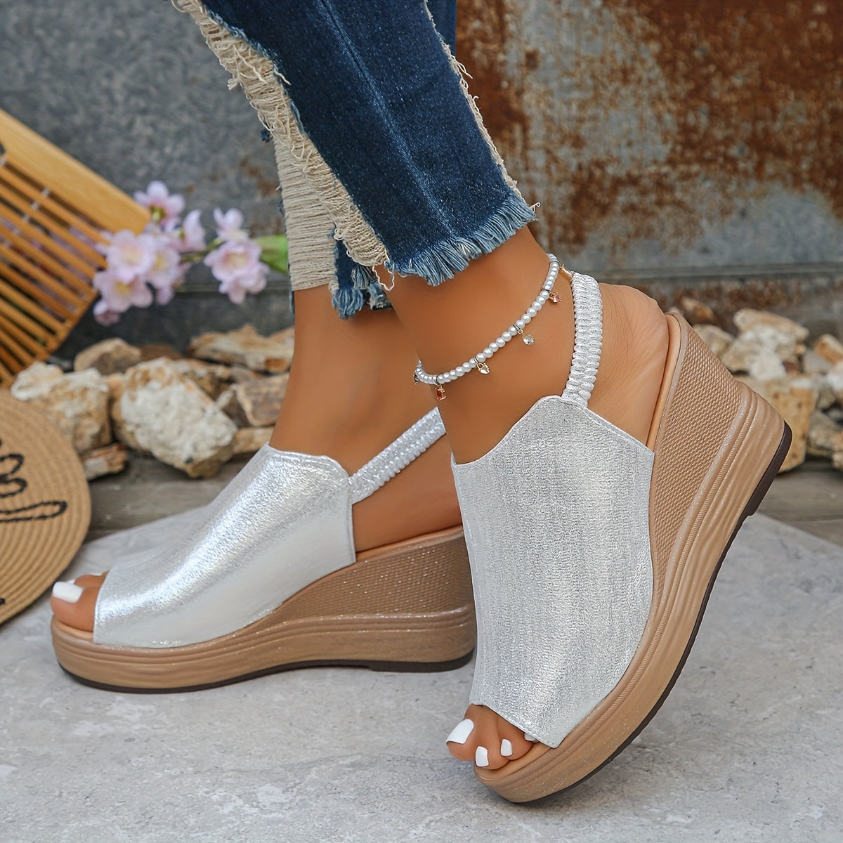 Aurora | Orthopädische Keil-Sandalen