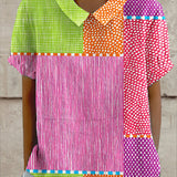 Zoe | Buntes Patchwork-Shirt