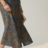 Lune | Natürliches Wickel-Midi-Kleid