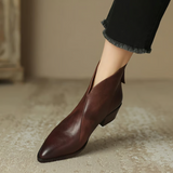 Chloe - Luxuriöse Niedrig-Absatz Stiefeletten