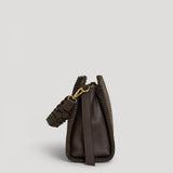 Braid Tasche aus Leder und Rafia Limited Edition Testa di Moro