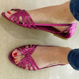 Eleonora | Goldene Sandalen Sommerlicht