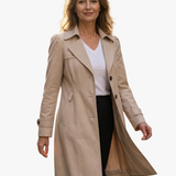 MOREAU LYON | ELEGANTER LANGER MANTEL FÜR FRAUEN