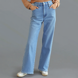 Van Elst Mode® | Blaue Gerade Jeans