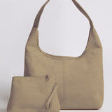 Suede Daily Leather Tote
