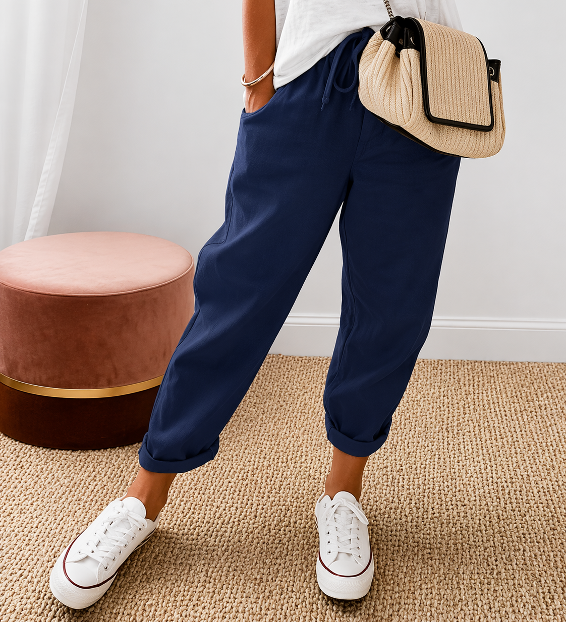 Nora Entspannte Leinenhose